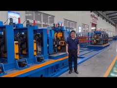 سمك 3.38 - 6.02 مم آلة طحن الأنبوب المربع تشمل البكرات