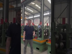 آلة معالجة الأنابيب من الفولاذ الكربوني 12M آلة تصنيع الأنابيب مع التحكم في PLC