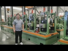 مطحنة الأنابيب الملحومة عالية التردد سرعة تشكيل 30 م / دقيقة القطر 273 مم