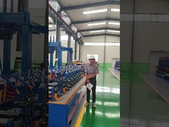 آلة أنابيب الصلب ERW عالية الكفاءة بقطر خارجي 6-32 مم، تحكم PLC