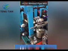 آلة أنابيب الصلب ERW PLC للتحكم بقطر خارجي 6-25 مم وسرعة 80 متر/دقيقة