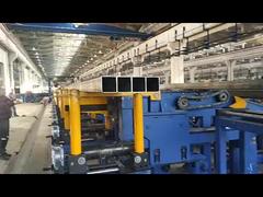 مطحنة الأنابيب الملحومة للمواد للفولاذ الكربوني بسماكة 14 مم كحد أقصى