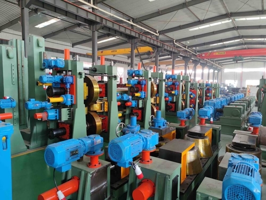 Dia 60 mm Erw Pipe Mill آلة تصنيع الأنابيب الملحومة الخضراء المستديرة