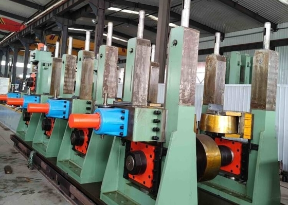 Dia 60 mm Erw Pipe Mill آلة تصنيع الأنابيب الملحومة الخضراء المستديرة