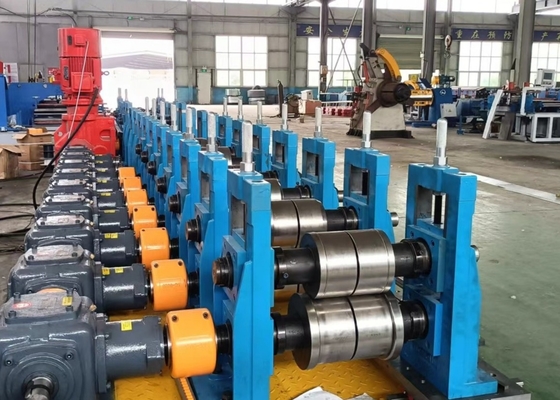 20m / Min 25mm Water Down Round Tube Machinery خط إنتاج الأنابيب الفولاذية