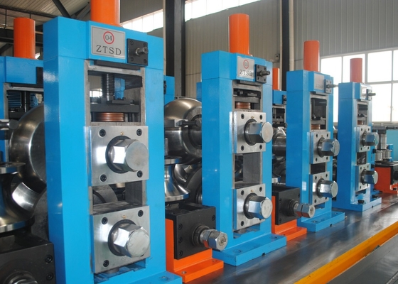 مطحنة الأنابيب الملحومة ذات التردد العالي HG114 مطحنة الأنابيب الملحومة ذات التردد العالي لتشكيل أنابيب الصلب الكربوني