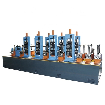 مطحنة أنابيب الصلب الكربوني الملحومة ذات التردد العالي Plc التحكم المتقدم