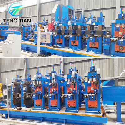 الصلب 150x150x8 طاحونة الأنابيب الآلية الآلية عالية الفعالية آلة تشكيل الأنابيب