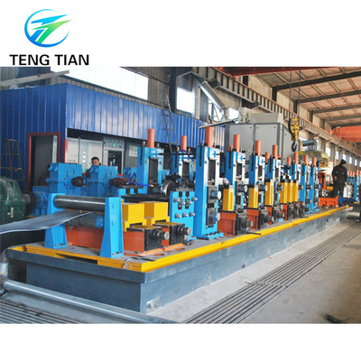 6-20 محطة لإنتاج أنابيب الفولاذ طول الأنابيب 6-12m دقة عالية قطع الطول ± 0.2mm