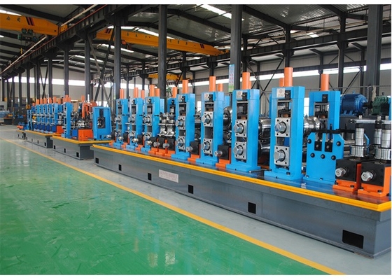 6-20 محطة لإنتاج أنابيب الفولاذ طول الأنابيب 6-12m دقة عالية قطع الطول ± 0.2mm