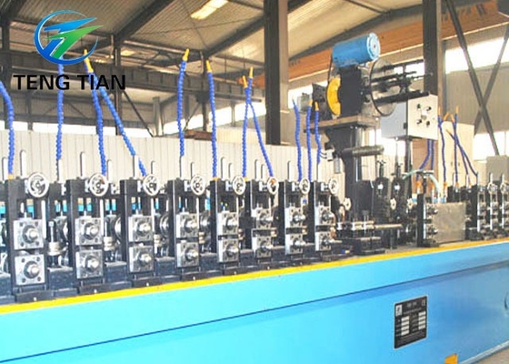 آلة تصنيع الأنابيب Plc 1000kw مع خط إنتاج الأنابيب الفولاذية ذات عمر الخدمة الطويل