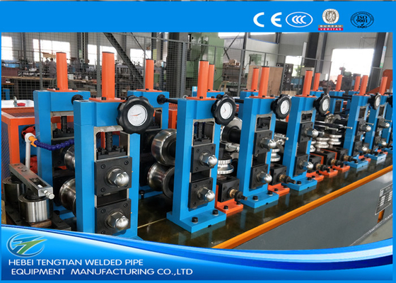 خط إنتاج طاحونة أنابيب ERW المعدلة توفير الطاقة اللون الأزرق HG32