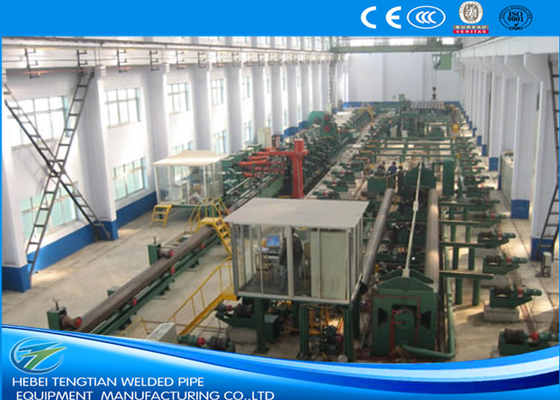 آلة تصنيع الأنابيب الفولاذية الهيدروستاتيكية 500KW HF اللحام التعريفي