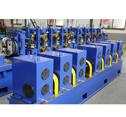 مطحنة الأنابيب الدقيقة الآلية بالكامل معدات صنع الأنابيب ، دائمة ERW مطحنة الأنابيب ISO9001 المدرجة