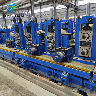 طاحونة أنابيب عالية التردد للأنابيب من الفولاذ الكربوني 60-127mm أنابيب مستديرة