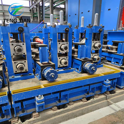 طاحونة أنابيب عالية التردد للأنابيب من الفولاذ الكربوني 60-127mm أنابيب مستديرة