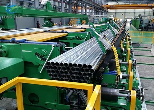 آلة تصنيع الأنابيب الأوتوماتيكية المربعة ERW من الفولاذ الكربوني HG127mm
