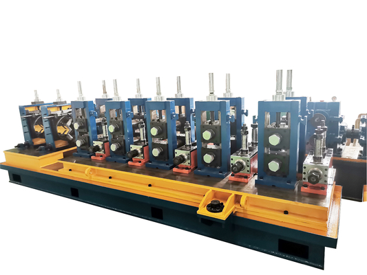 آلة تصنيع الأنابيب الفولاذية الهيدروستاتيكية 500KW HF اللحام التعريفي