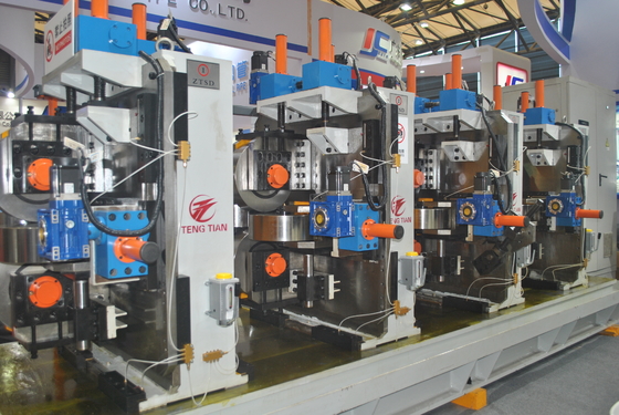 380 فولت 60-120m/Min 9.0mm خط إنتاج الأنابيب آلة صنع الأنابيب