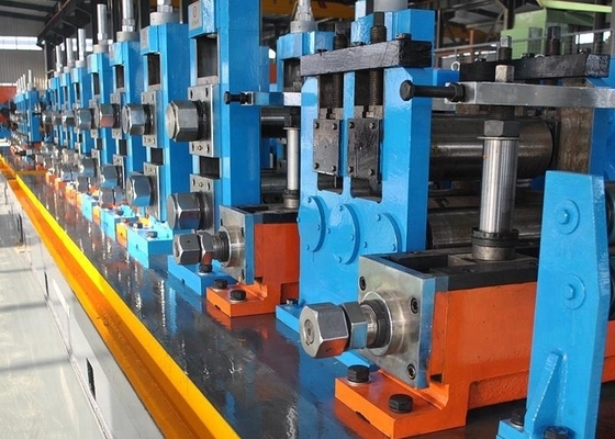 تشكيل 0-100m / Min آلة مطحنة الأنابيب الملحومة عالية التردد 200kw-800kw الطاقة
