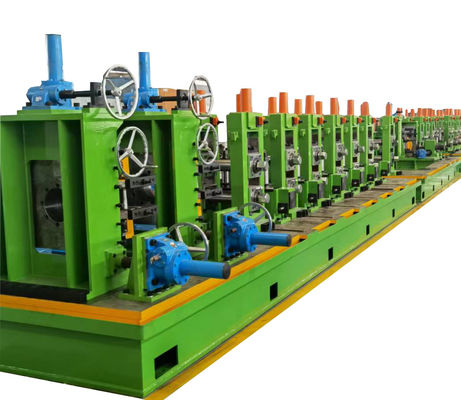 HG114 ERW خصائص آلة طاحونة الأنابيب عالية العائد سير سلس