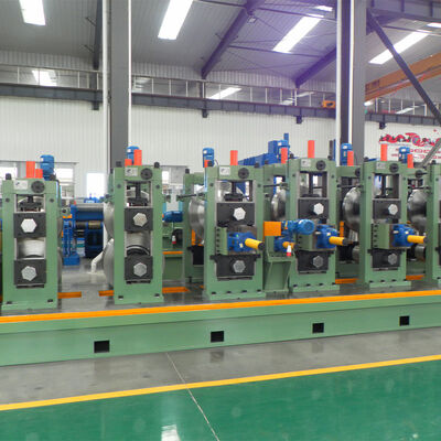 مطحنة أنابيب الصلب الكربوني ERW 21-63mm 100m/min