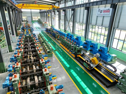 مطحنة الأنابيب الملحومة 300-508 مم القطر 0-25 م / دقيقة السرعة