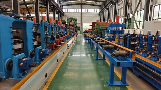Durable High Frequency Welded Pipe Making Machine HG50 Precision Tube Mill for High Speed Carbon Steel Forming