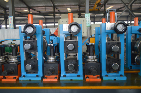 محطم أنابيب ERW ذات التردد العالي من الفولاذ الكربوني 25-76mm