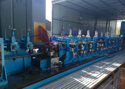 خط إنتاج أنابيب الصلب ISO Hfw Hg50 100m / Min